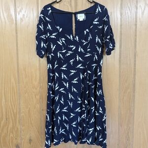 Navy blue Maeve dress.